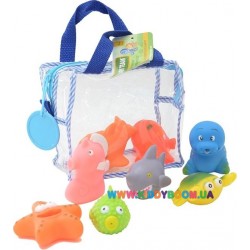 Набор игрушек для ванной Подводный мир Baby Team 9005